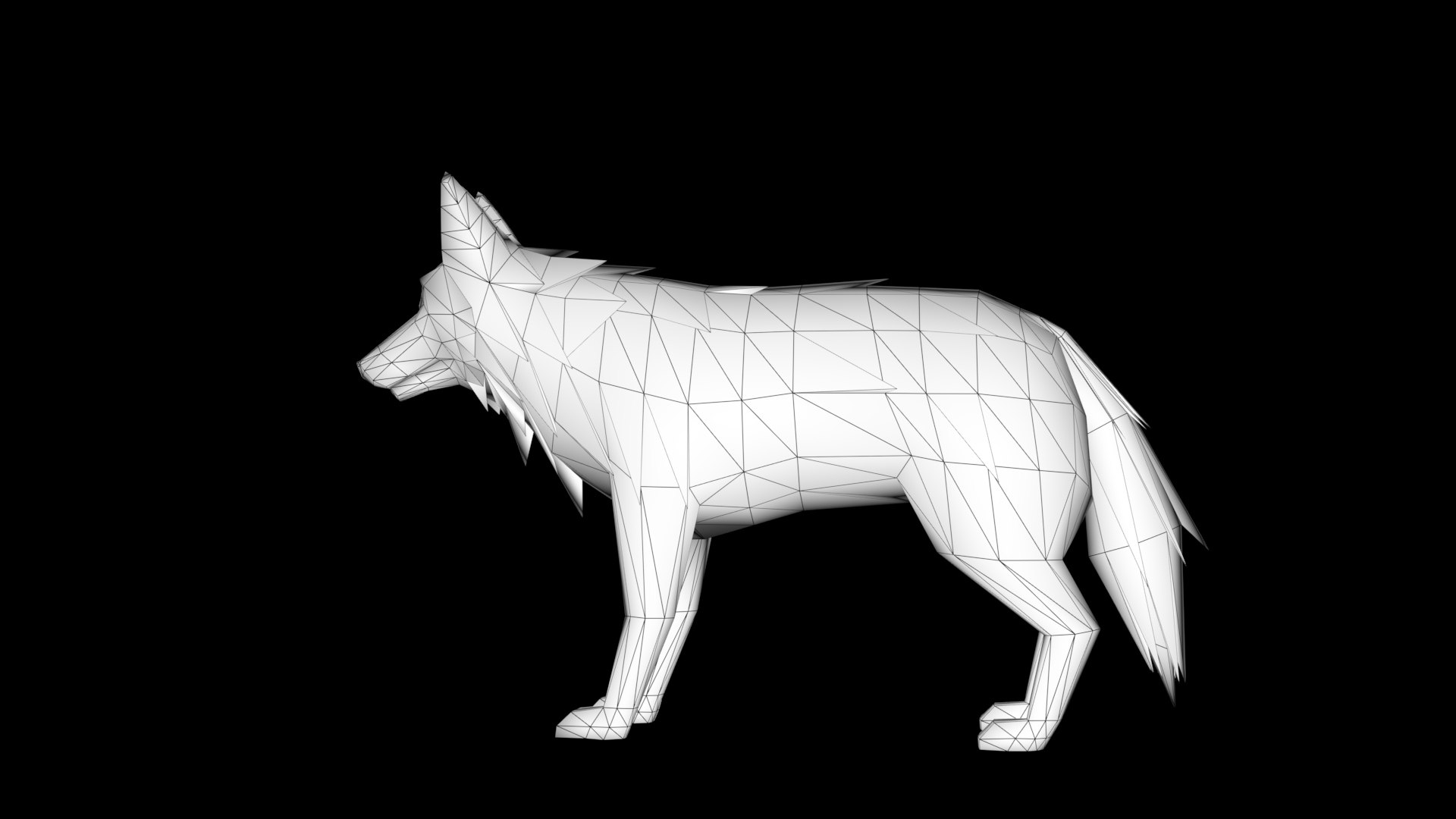3D Rigged Wolf Lowpoly 3D Model - TurboSquid 2263751