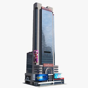 Crowne Plaza Times Square Low Poly 3D model