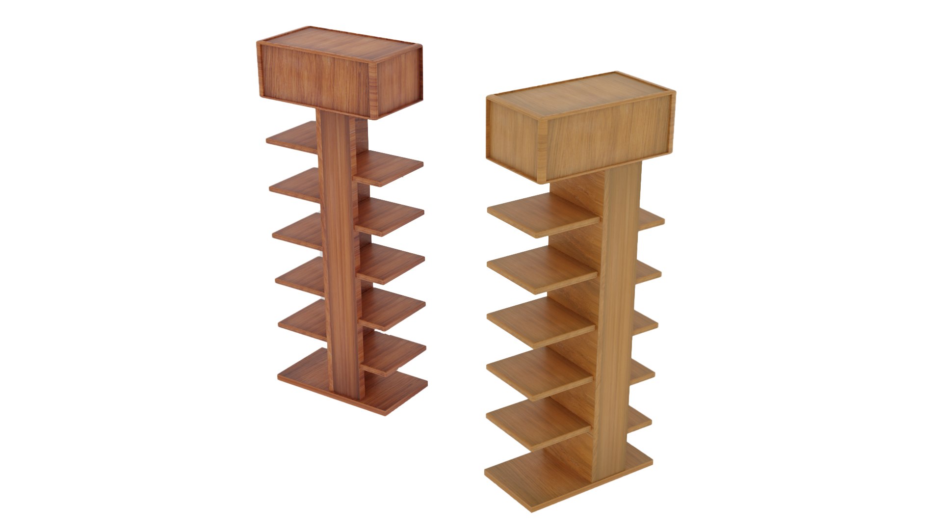 3D Shoe Rack Model - TurboSquid 1834472