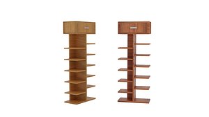 3D shoe rack model