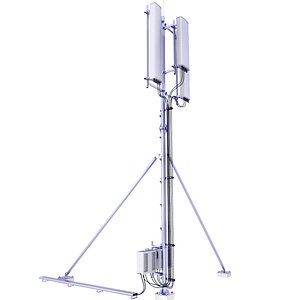 Rooftop Cellular Tower Station 69