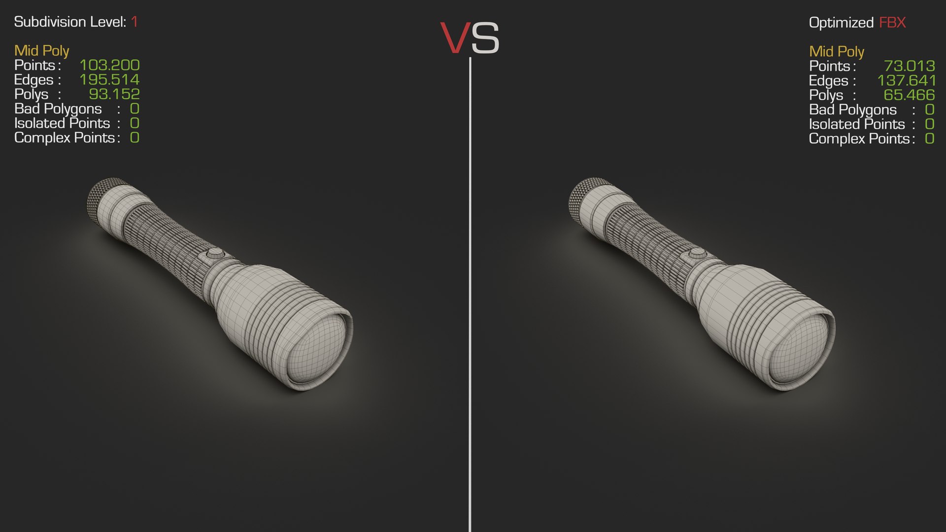 3D Flashlight 01 Model - TurboSquid 2337948
