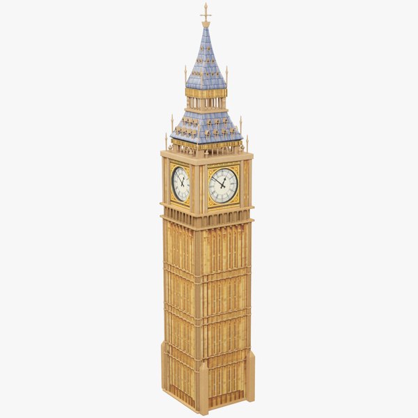 3D big ben model