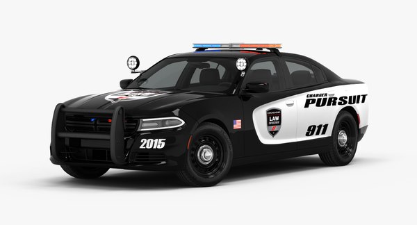 3d dodg charger pursuit model