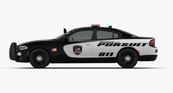 3d dodg charger pursuit model