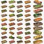 Colección de cajas de madera para frutas 50