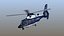 3D as365 dauphin police helicopter model