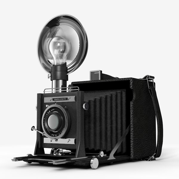 3d retro camera model