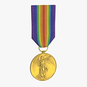 military medal 03 3D model