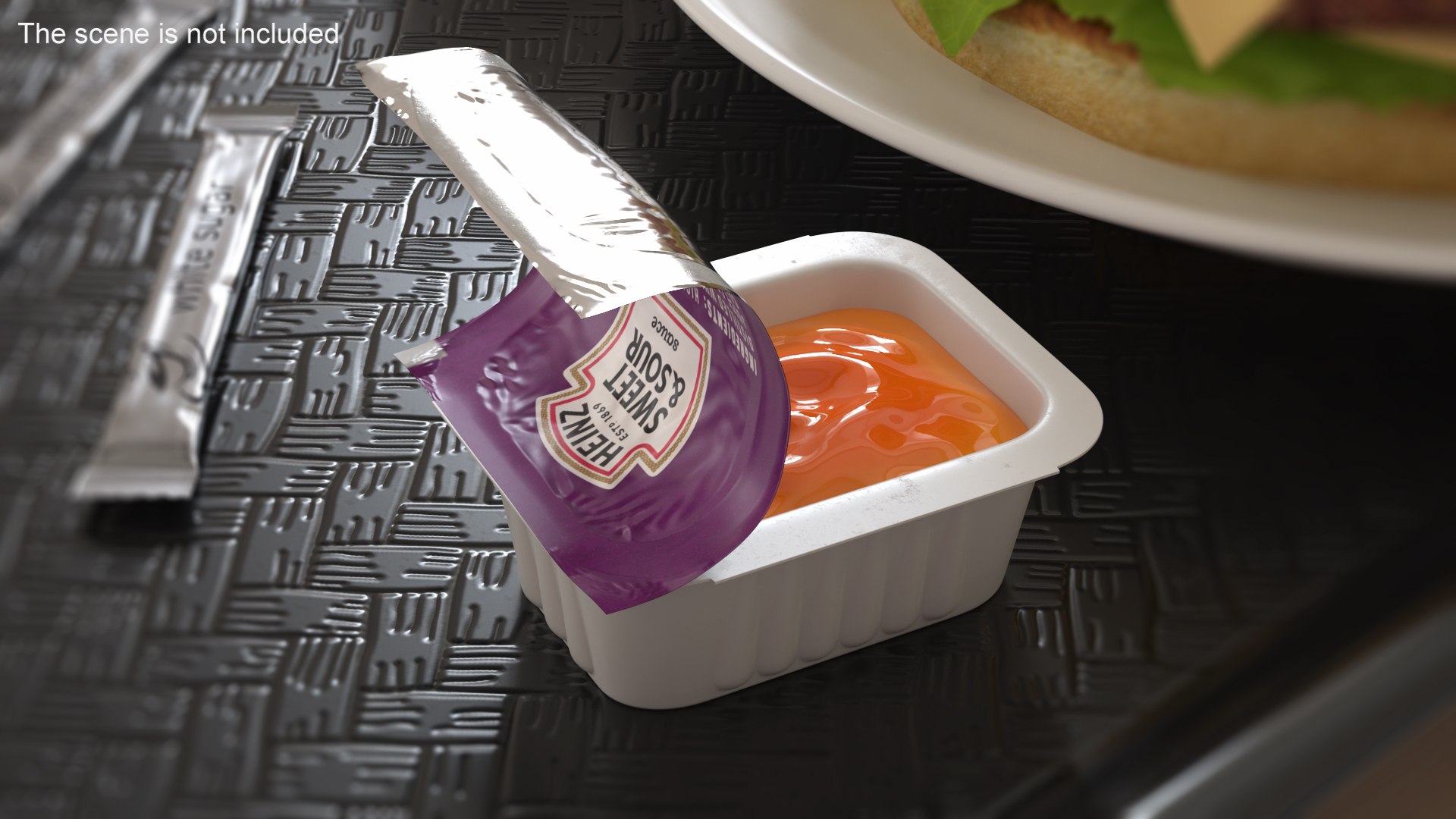 Sweet And Sour Sauce Serve Pot Heinz Opened 3D Model - TurboSquid 2104654