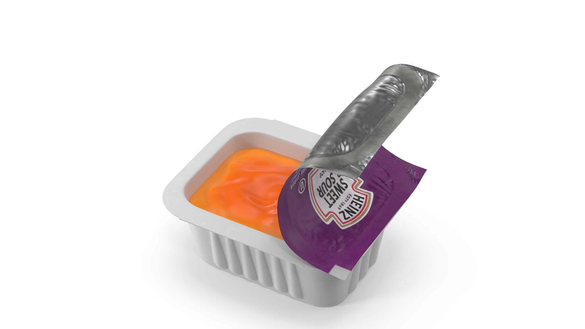 Sweet And Sour Sauce Serve Pot Heinz Opened 3D Model - TurboSquid 2104654
