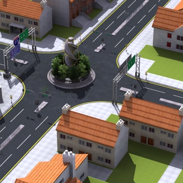 3D住宅街3Dモデル - TurboSquid 561061 3D住宅街3Dモデル - TurboSquid 561061