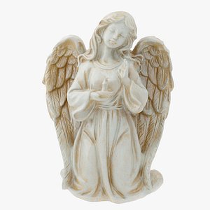 3D Guardian Angel Statue model