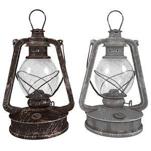 3D model kerosene lantern