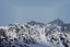 Vallée des montagnes enneigées