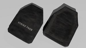 SAPI Ballistic Plate 3D Model model