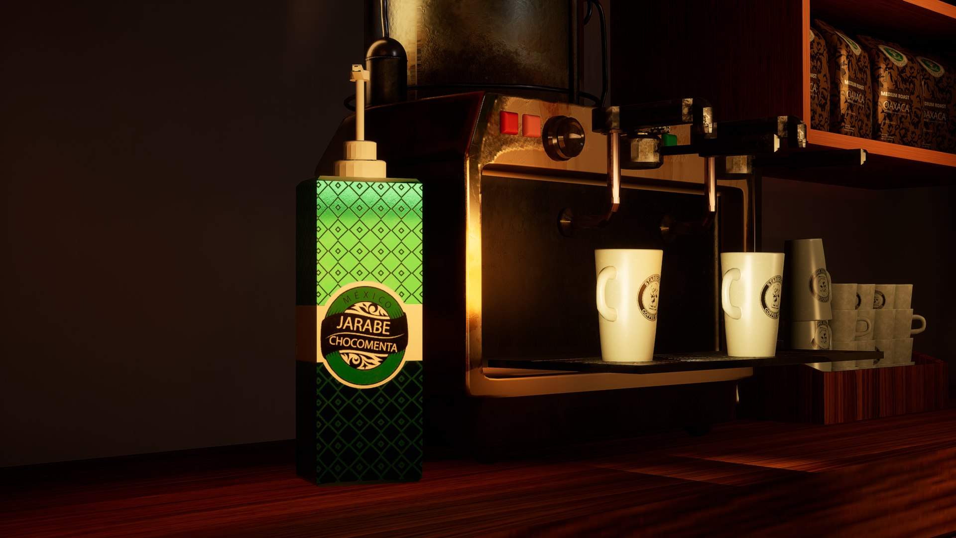 SYRUP CONTAINER 3D - TurboSquid 2199057
