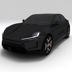 Polestar 4 2024 black model