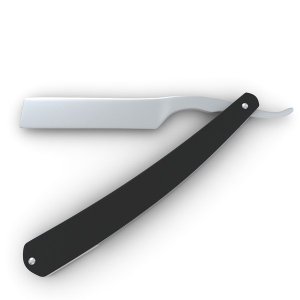 straight razor 3D