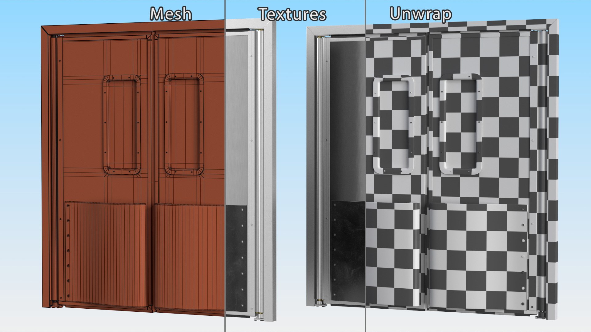 Metal Impact Traffic Doors 3D model https://p.turbosquid.com/ts-thumb/M1/uAoT5m/8B/metalimpacttrafficdoors3dsmodel022/jpg/1688697021/1920x1080/fit_q87/3f38bba772cc79a8e63527125c50bf17a1d7a87b/metalimpacttrafficdoors3dsmodel022.jpg