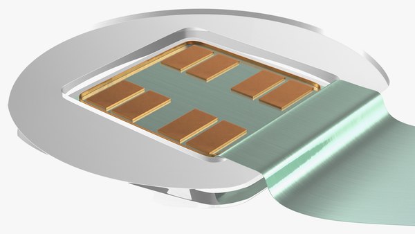 modelo 3d Disposición del chip Neuralink - TurboSquid 1874782