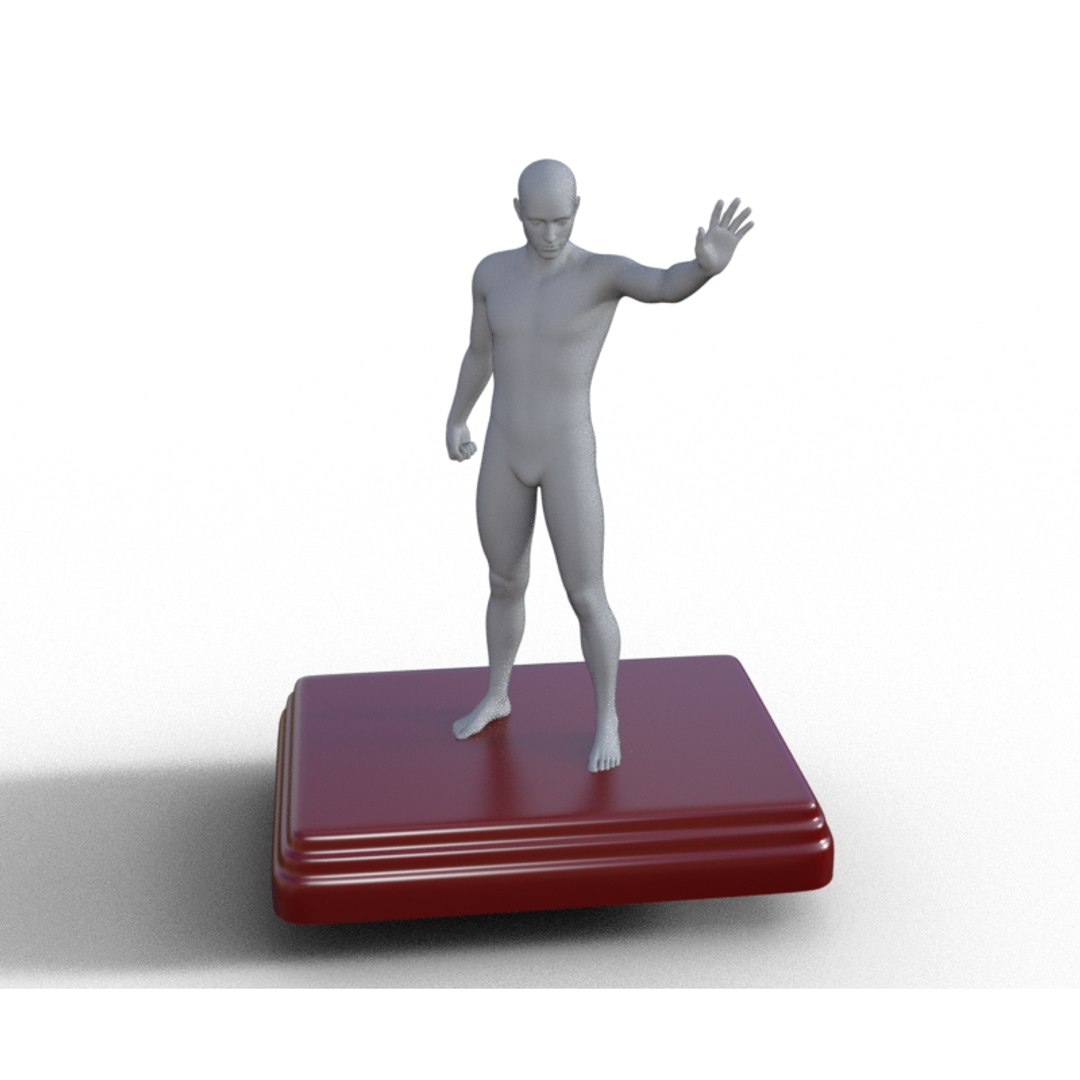 2 stand display bases 3D model - TurboSquid 1336213
