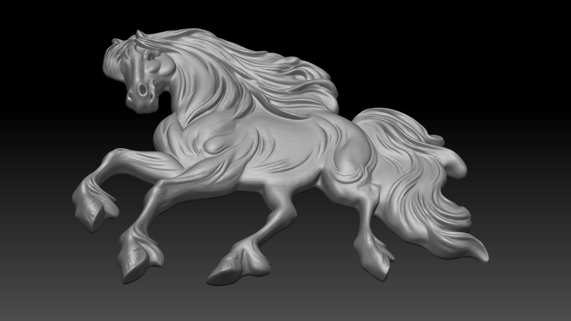 3D Horse Bas Relief 240510 15 3D Print Model - TurboSquid 2293747