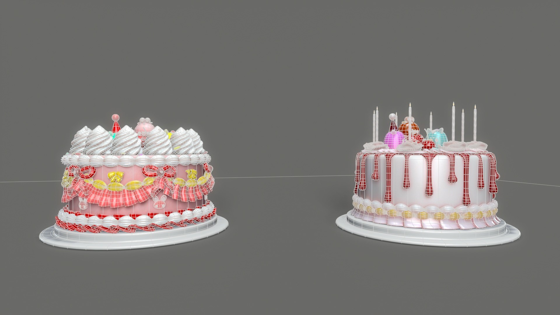 Birthday Cake 3D Model - TurboSquid 2422395