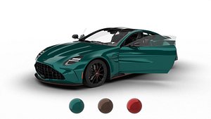 Aston Martin Vantage S 2026 HQ 3d model 3D model