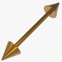 Nipple Piercing Double Spike