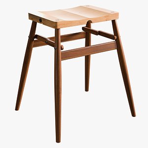 3D realistic imo folding stool