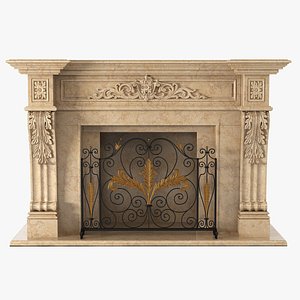Marble Fireplace