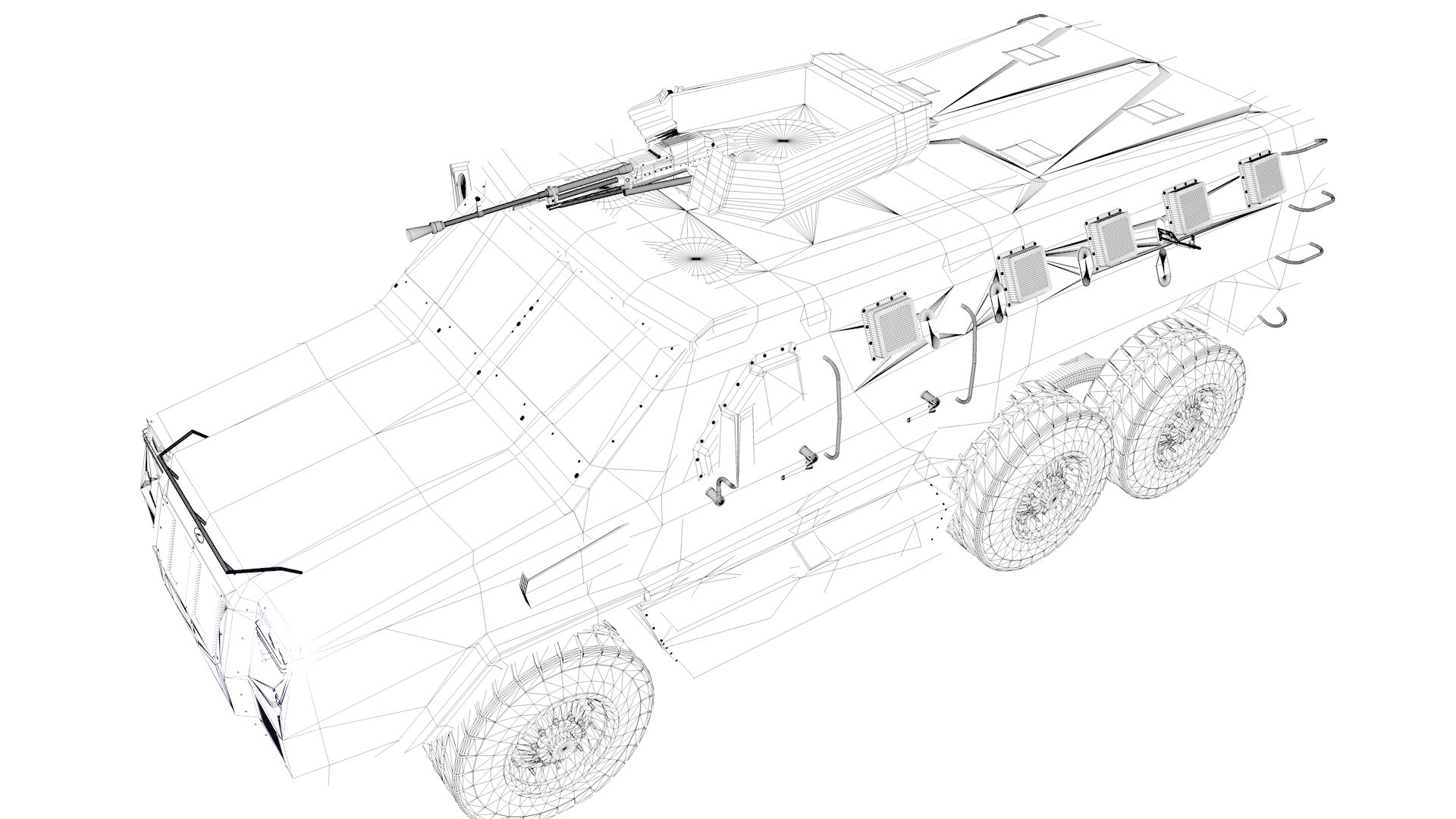 MRAP M-20 Model - TurboSquid 1844291