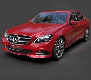 Mercedes-Benz E14 Executive Sedan - High-Poly 3D Model model