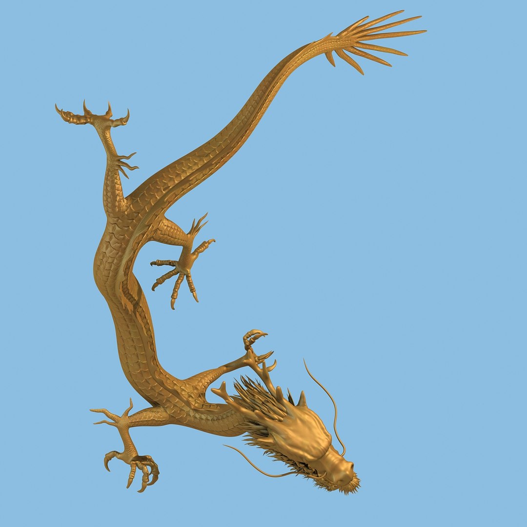 Chinese Dragon 3d Model 5358