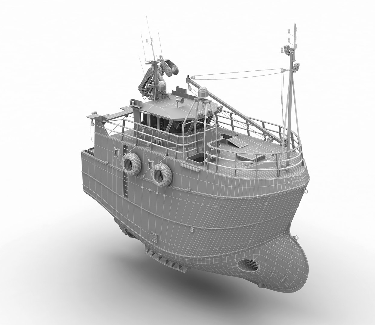 Fishing Trawler 3D Model 3D - TurboSquid 1751057