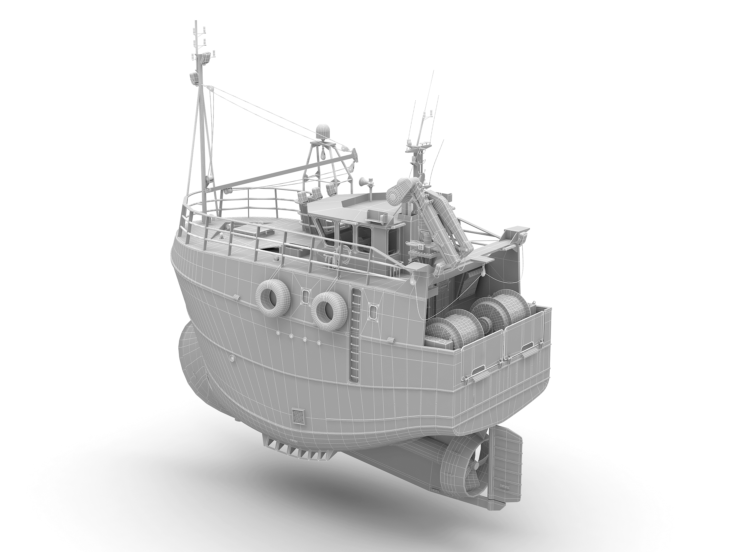 Fishing Trawler 3D model 3D - TurboSquid 1751057