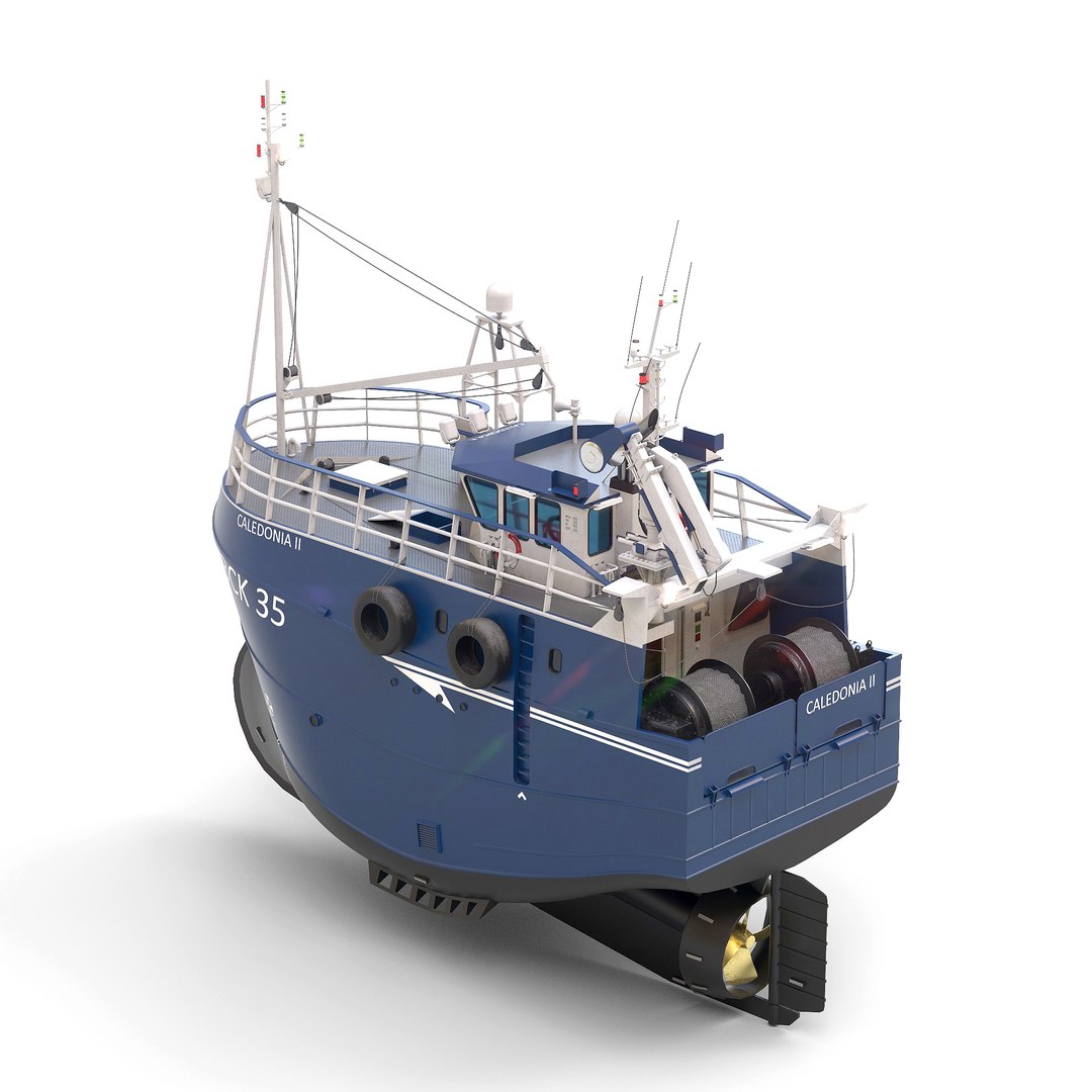 Fishing Trawler 3D Model 3D - TurboSquid 1751057