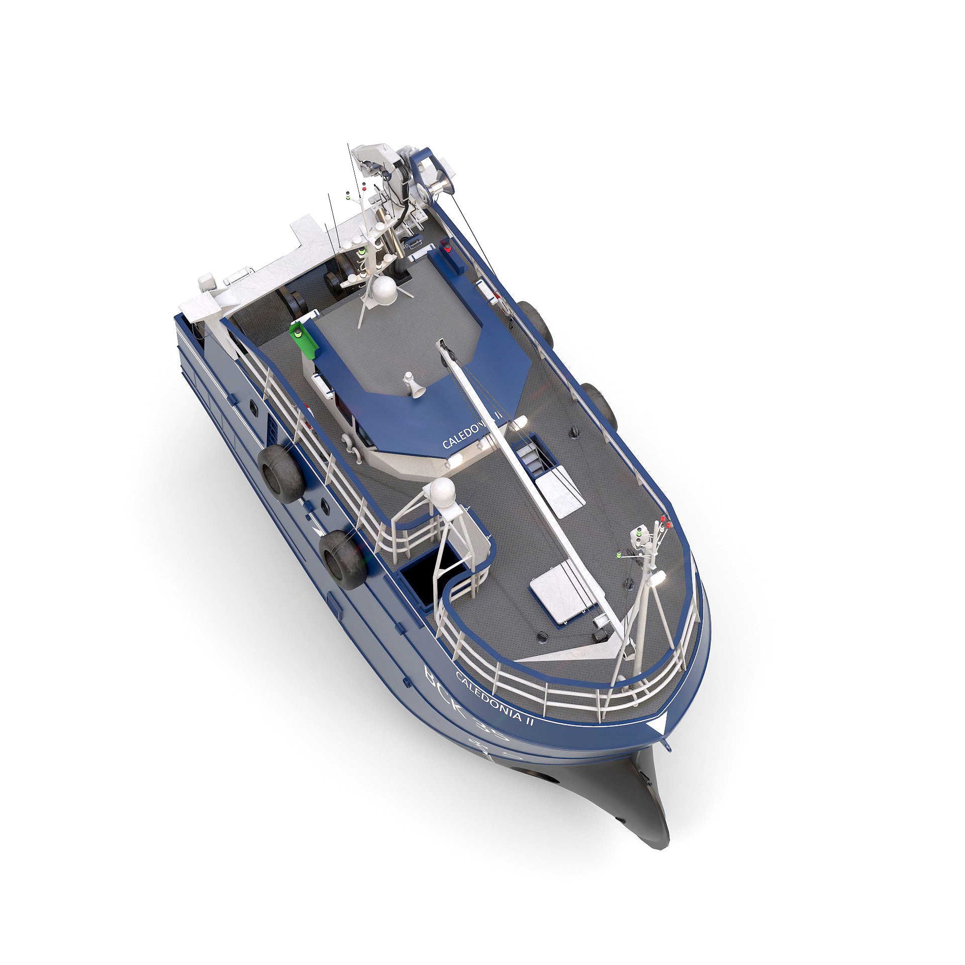 Fishing Trawler 3D model 3D - TurboSquid 1751057