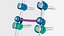 Lumbar Cervical Spine Fixation System Colored