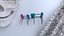 Lumbar Cervical Spine Fixation System Colored
