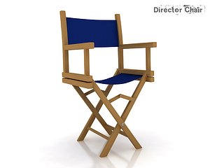 3d 3ds director chair