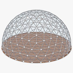 3D Geodesic Dome 02