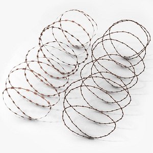 Lowpoly Barbed and Razor Wire