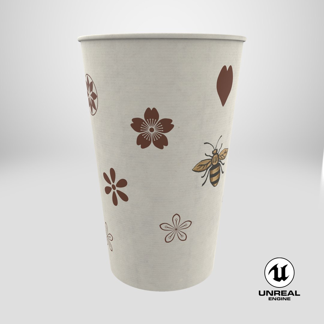 Coffee paper cup IV model https://p.turbosquid.com/ts-thumb/M2/NOL6Xr/w0/stemcell_unreal_render/png/1725981180/1920x1080/fit_q87/0613379ef66c84315799cd6be5fe8080e5fc313f/stemcell_unreal_render.jpg