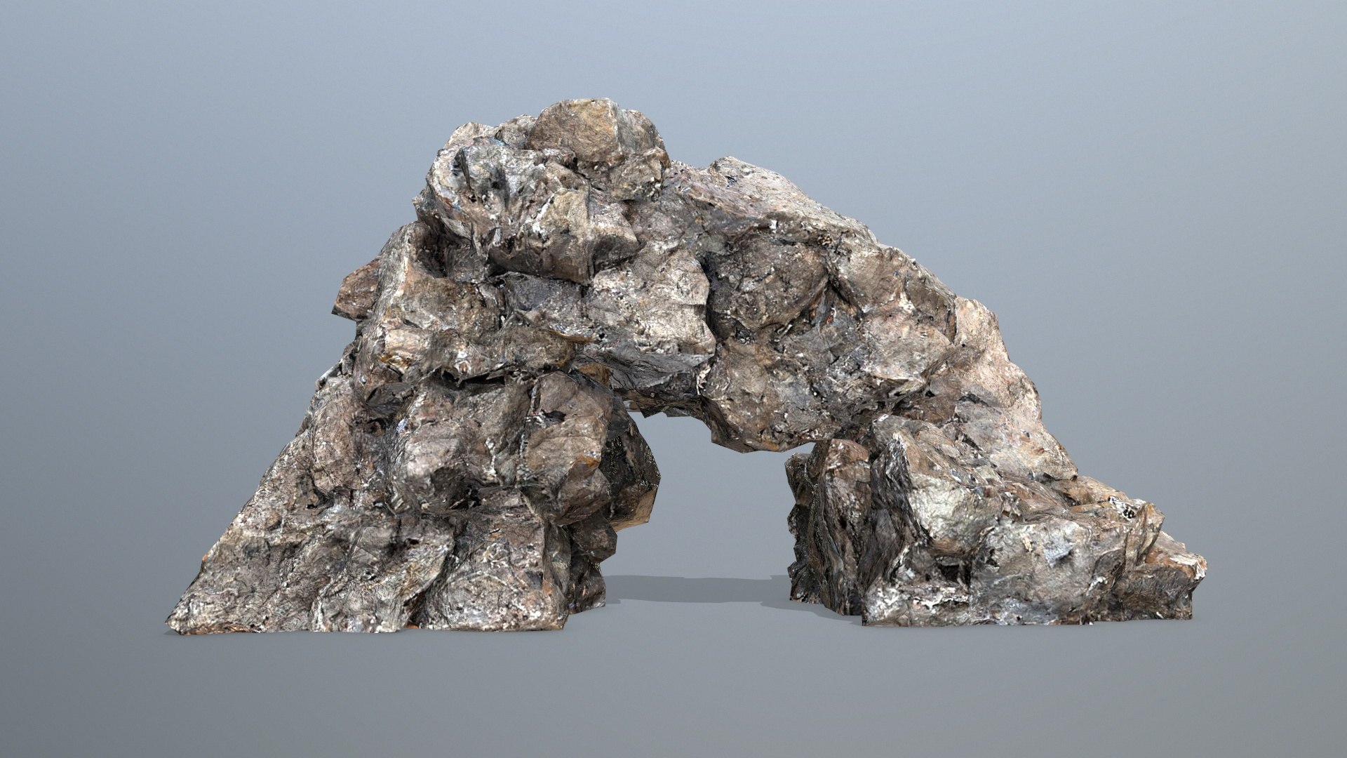 3D Cliff Rocks Model - TurboSquid 2254412