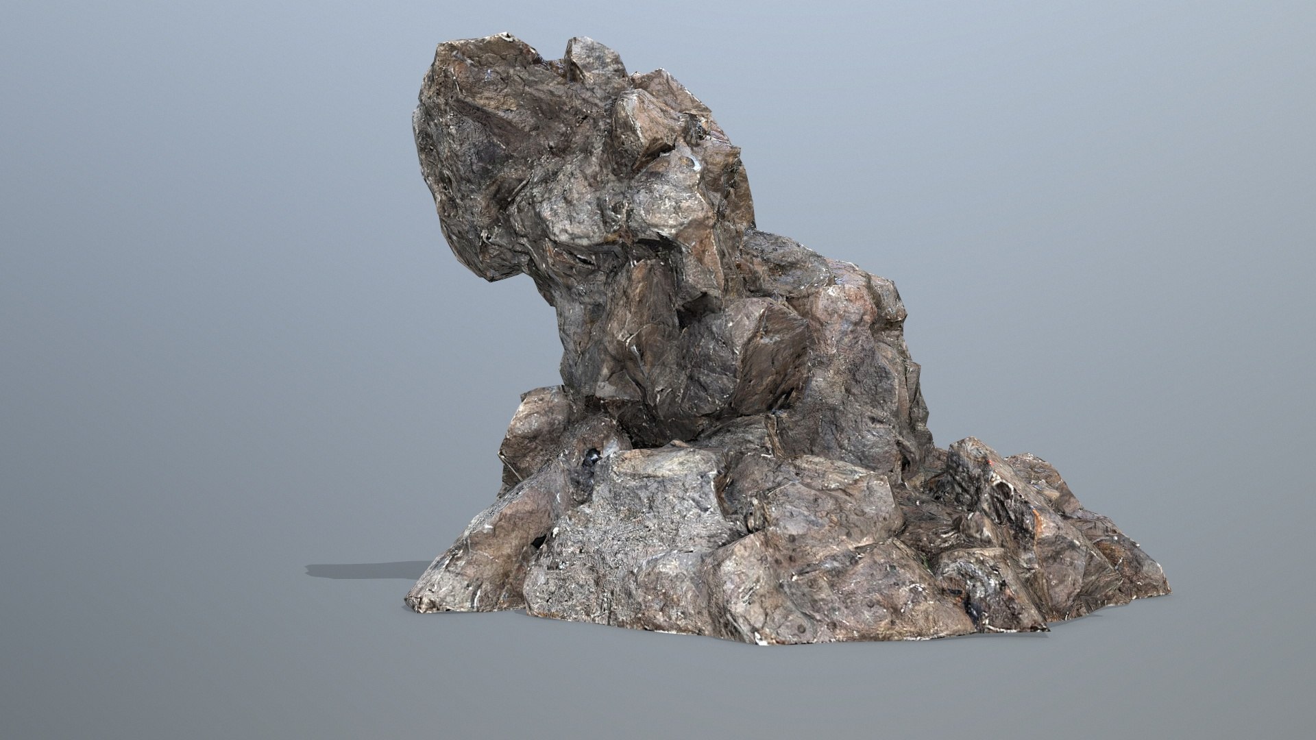 3D Cliff Rocks Model - TurboSquid 2254412