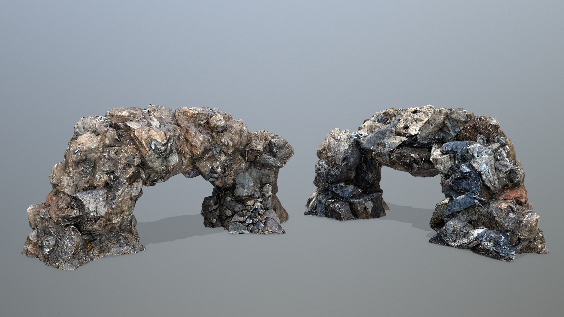 3D Cliff Rocks Model - TurboSquid 2254412