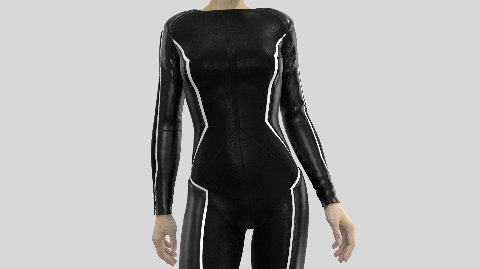 3D Female Sci-Fi suit - TurboSquid 1762048