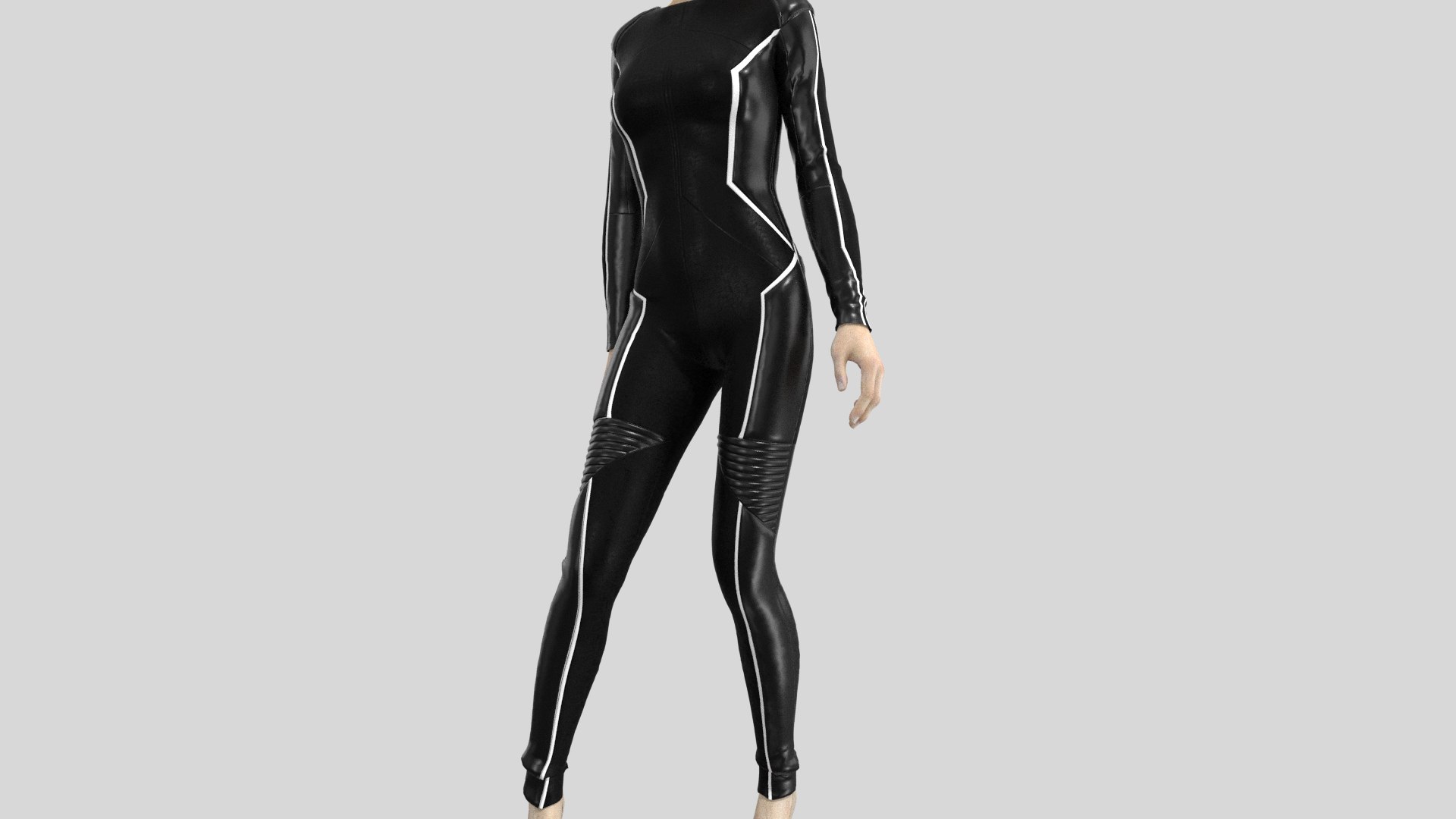 3D Female Sci-Fi suit - TurboSquid 1762048